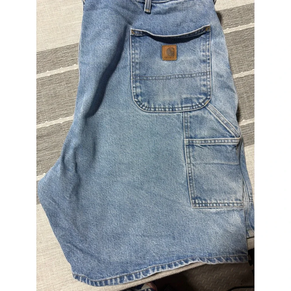 Vintage Carhartt Mens Carpenter Shorts Size 44 Relaxed Fit Workwear Utility